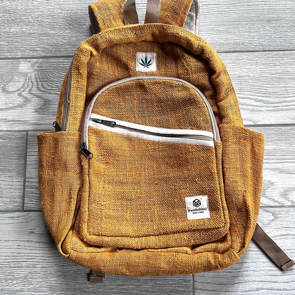 Pure Hemp Backpack Full Size Unisex Design - Picture 4 of 10